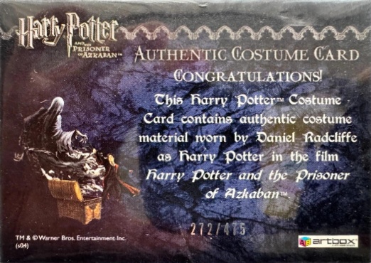 Harry Potter's Grey T-Shirt - Back