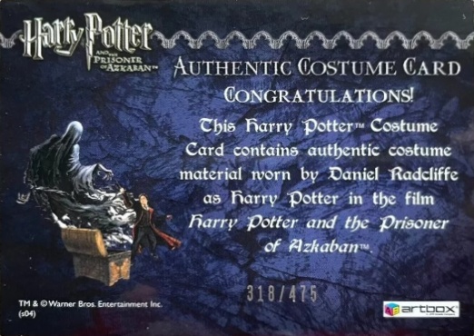 Harry Potter's Grey T-Shirt - Back