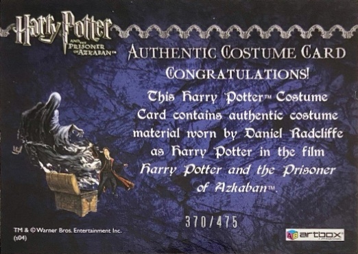 Harry Potter's Grey T-Shirt - Back