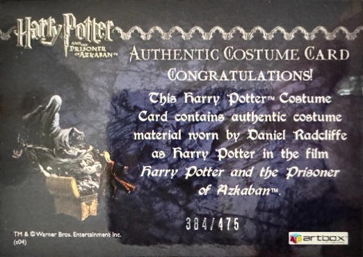 Harry Potter's Grey T-Shirt - Back