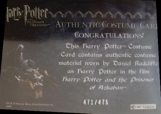 Harry Potter's Grey T-Shirt - Back