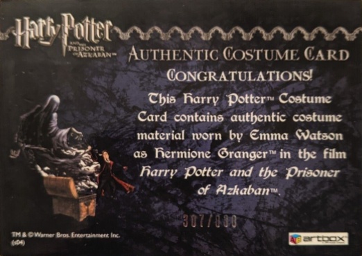 Hermione's Black Robe - Back