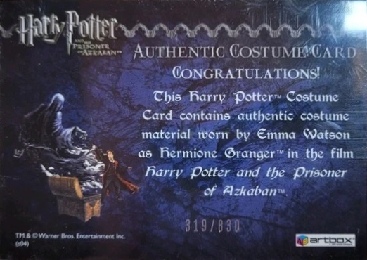 Hermione's Black Robe - Back