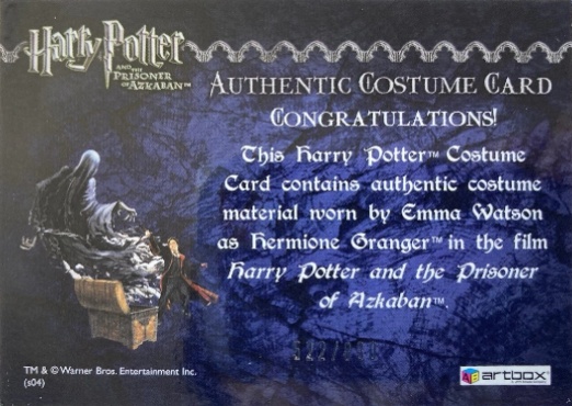 Hermione's Black Robe - Back