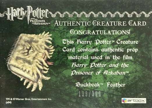Buckbeak's Feather - Back
