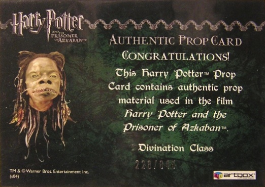 Divination Class Table Cloth - Back