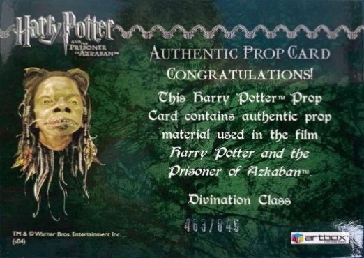 Divination Class Table Cloth - Back