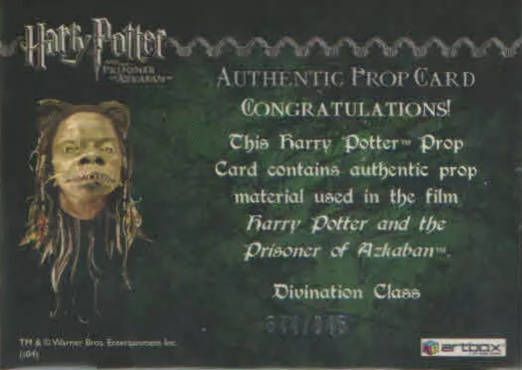 Divination Class Table Cloth - Back