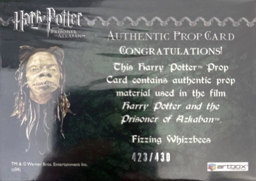 Fizzing Whizzbees - Back