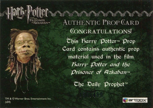 The Daily Prophet - Back