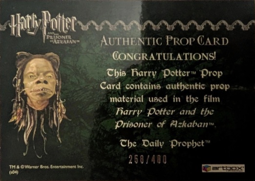 The Daily Prophet - Back