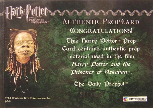 The Daily Prophet - Back