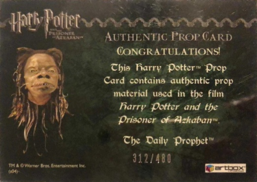 The Daily Prophet - Back