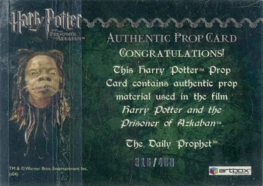 The Daily Prophet - Back