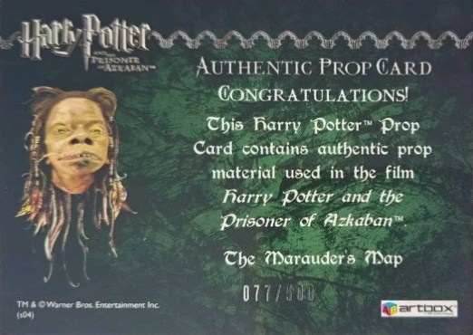 The Marauder's Map - Back