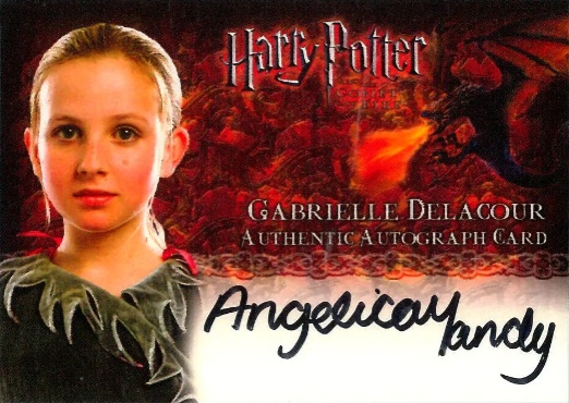 Angelica Mandy as Gabrielle Delacour - Front