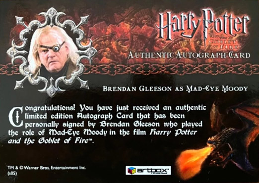 Brendan Gleeson as Mad-Eye Moody - Back