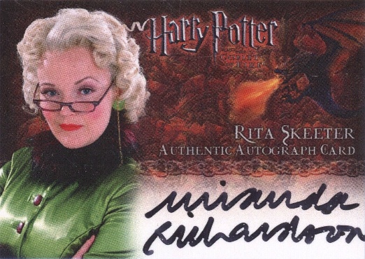 Miranda Richardson as Rita Skeeter - Front