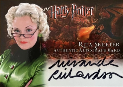 Miranda Richardson as Rita Skeeter - Front