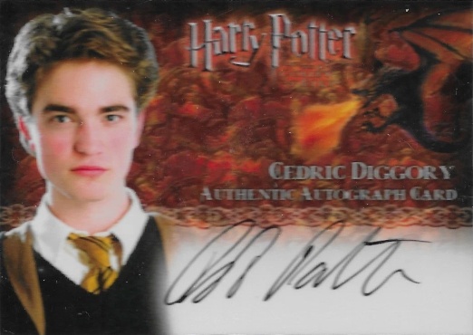Robert Pattinson as Cedric Diggory - Front