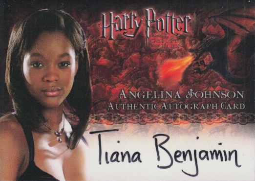 Tiana Benjamin as Angelina Johnson - Front
