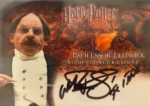 Warwick Davis as Professor Flitwick - Front