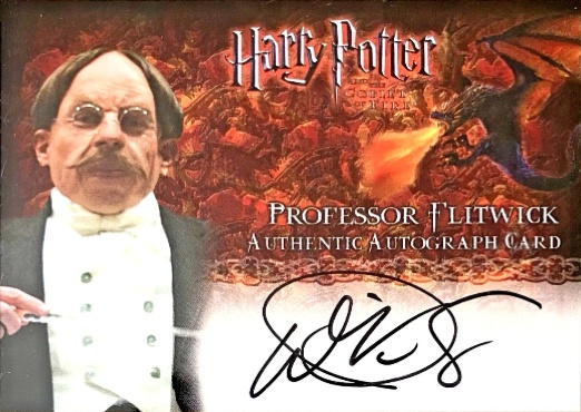 Warwick Davis as Professor Flitwick - Front