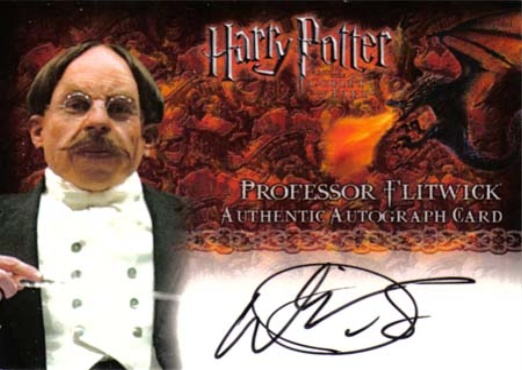 Warwick Davis as Professor Flitwick - Front