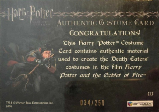 C13 - Death Eater Robes - Back