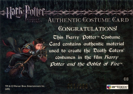 C13 - Death Eater Robes - Back