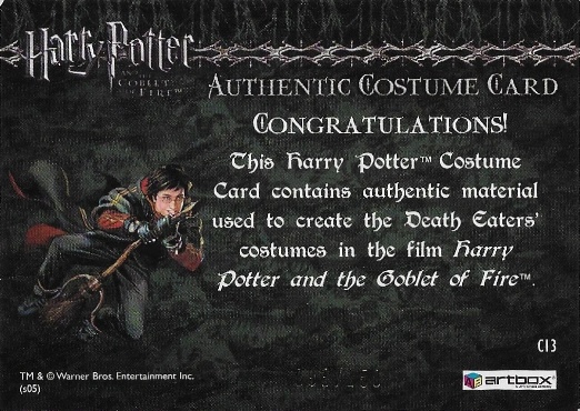 C13 - Death Eater Robes - Back