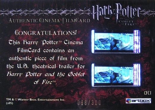 CFC1 - Nagini and Barty Crouch Jr - Back