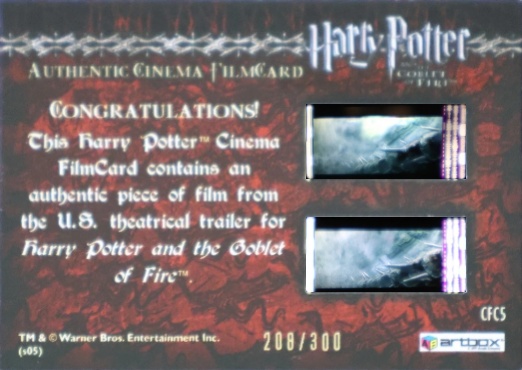 CFC5 - Dumbledore and the Penseive - Back