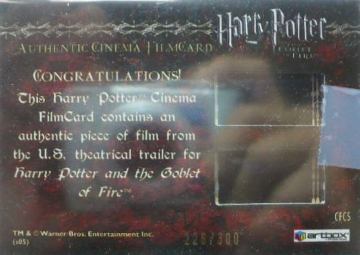 CFC5 - Dumbledore and the Penseive - Back