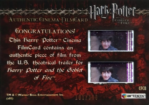 CFC8 - Dumbledore at the Third Task - Back