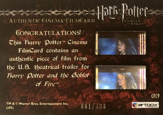 CFC9 - Harry's Duel with Dark Lord - Back