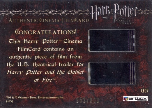 CFC9 - Harry's Duel with Dark Lord - Back