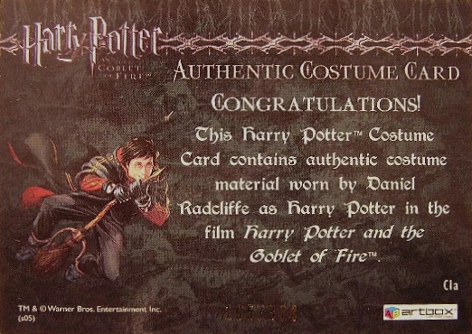 C1a - Harry Potter's First Task Robes - Back