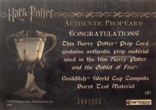 CIP1 - Burnt Tent Material - Back