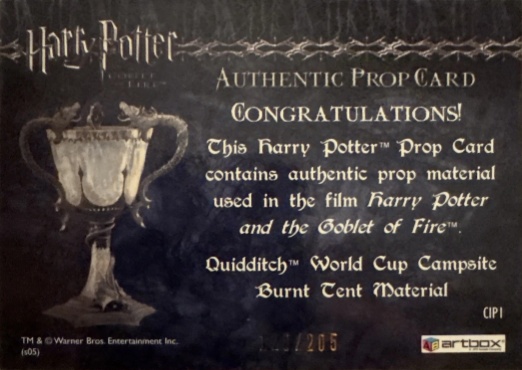 CIP1 - Burnt Tent Material - Back