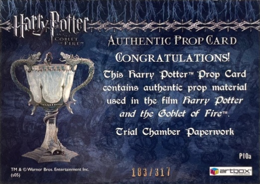 P10a - Trial Chamber Paperwork - Back