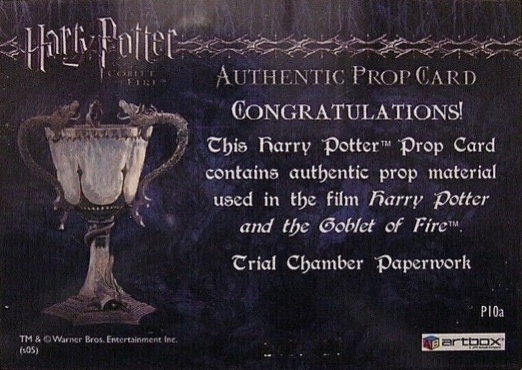 P10a - Trial Chamber Paperwork - Back