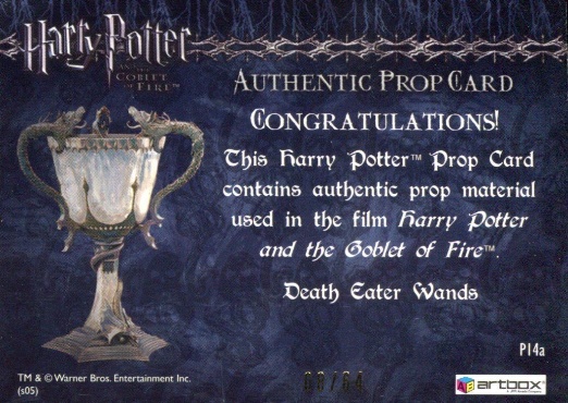 P14a - Death Eater Wand - Back