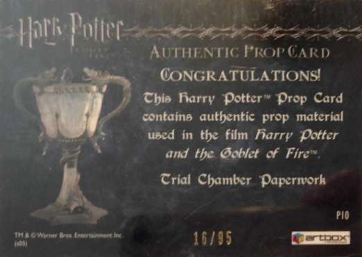 P10 - Trial Chamber Paperwork - Back