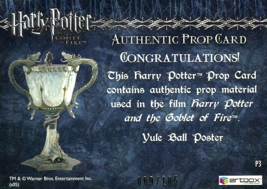P3 - Yule Ball Poster - Back