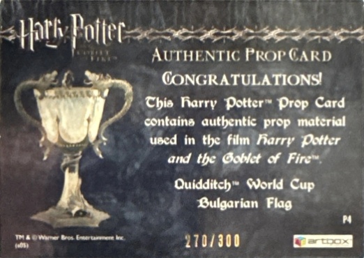 P4 - Bulgarian Flag - Back