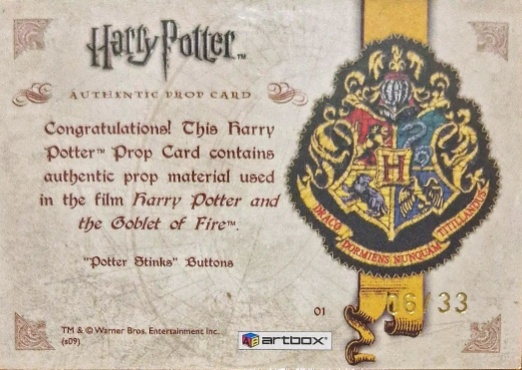 01 - Potter Stinks Button - Back