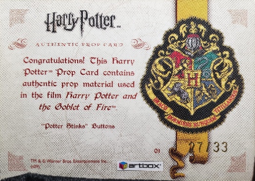 01 - Potter Stinks Button - Back