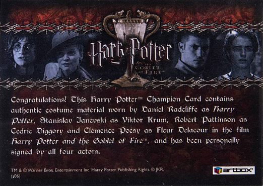 Daniel Radcliffe Robert Pattinson Stanislav Ianevski Clemence Poesy - Back