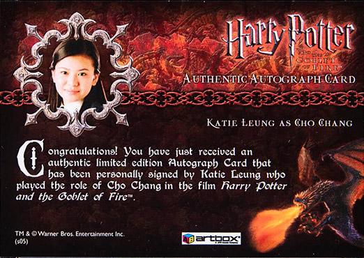 Katie Leung as Cho Chang - Back